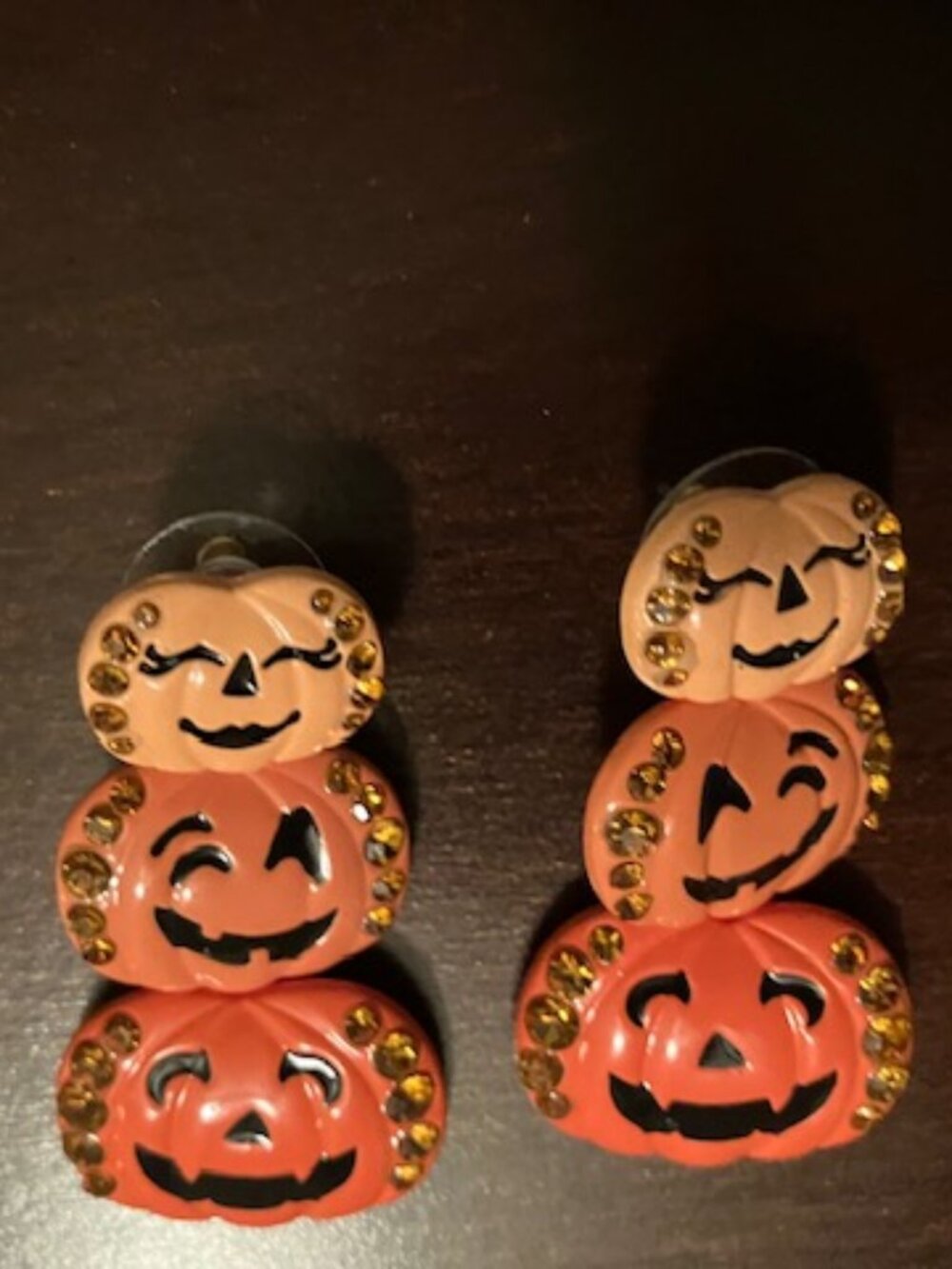 Pumpkin earrings